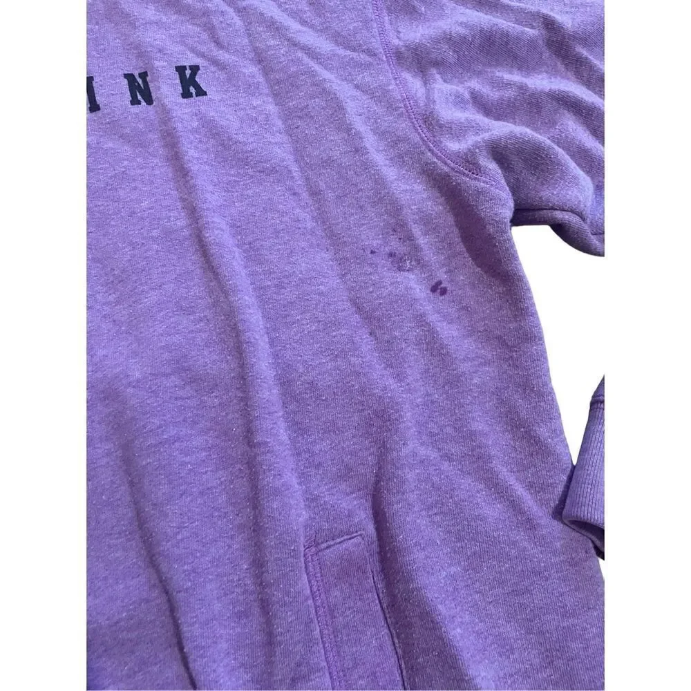 Victoria’s Secret PINK purple collar or high neck‎ jacket size medium